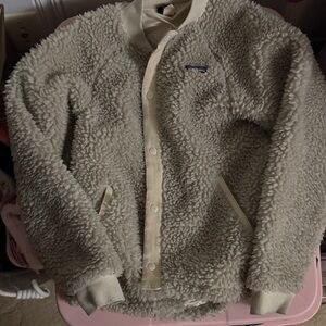 Patagonia Sherpa Jacket in Light Gray